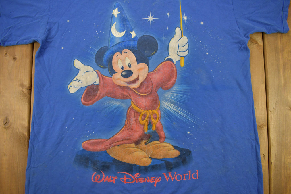 Vintage 1990s Fantasia Walt Disney World Mickey Mouse T-Shirt