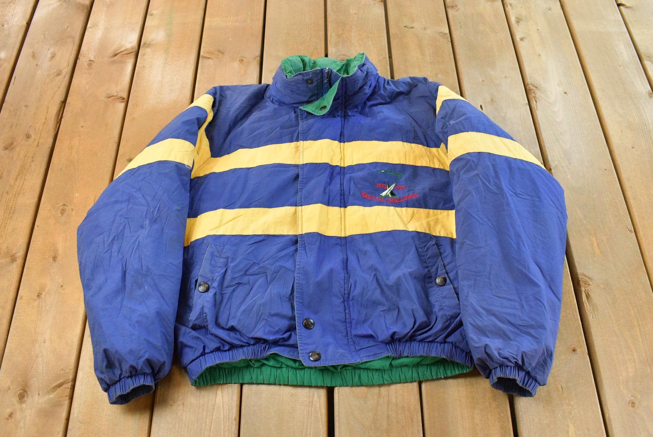 Vintage 1990s Nautica Down Puffer Jacket Men's Medium