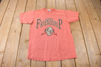 Vintage 1990s Camp Friendship Graphic T Shirt Made In USA Size M