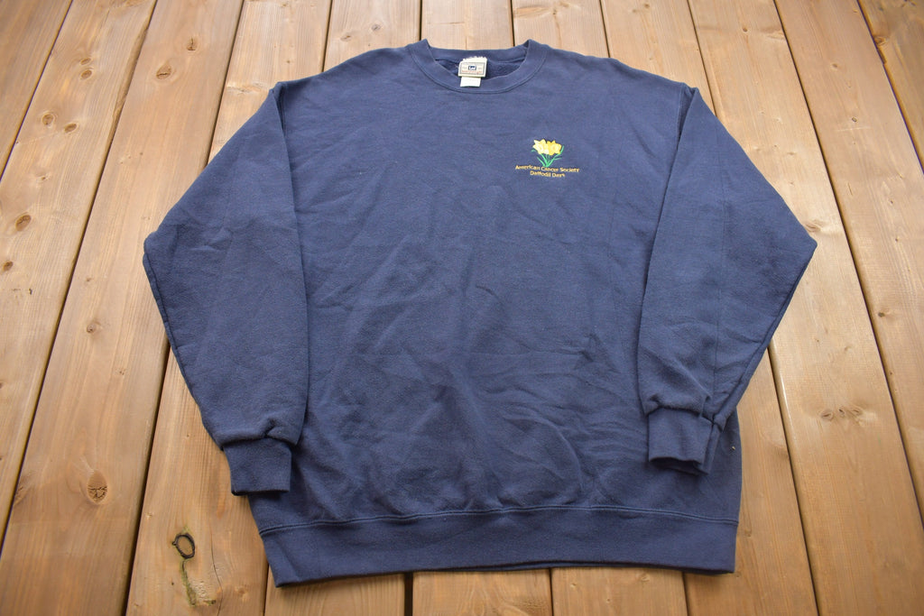 Vintage 1990s American Cancer Society Crewneck Sweatshirt