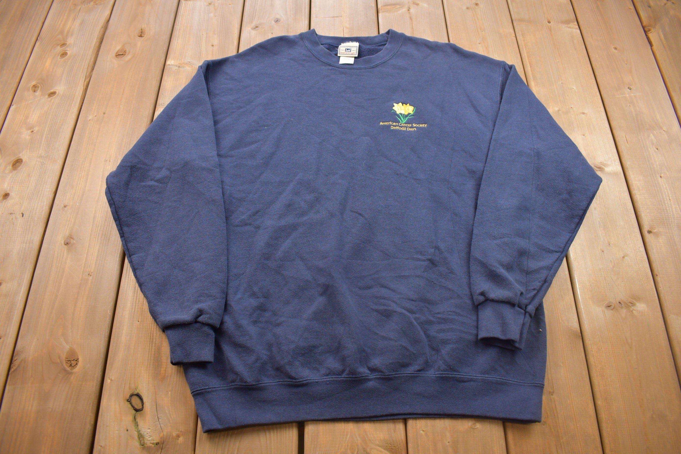 Vintage 1990s American Cancer Society Crewneck Sweatshirt