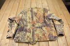 Vintage 1980s Real Tree Camo Sport Cheif Fleece Lined Jacket