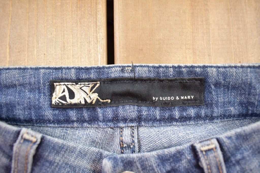 Vintage 1990s Guido & Mary Y2K Denim Jeans Size 28x33