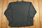 Vintage Y2K Nike Mini Swoosh Black Mock Neck Shirt