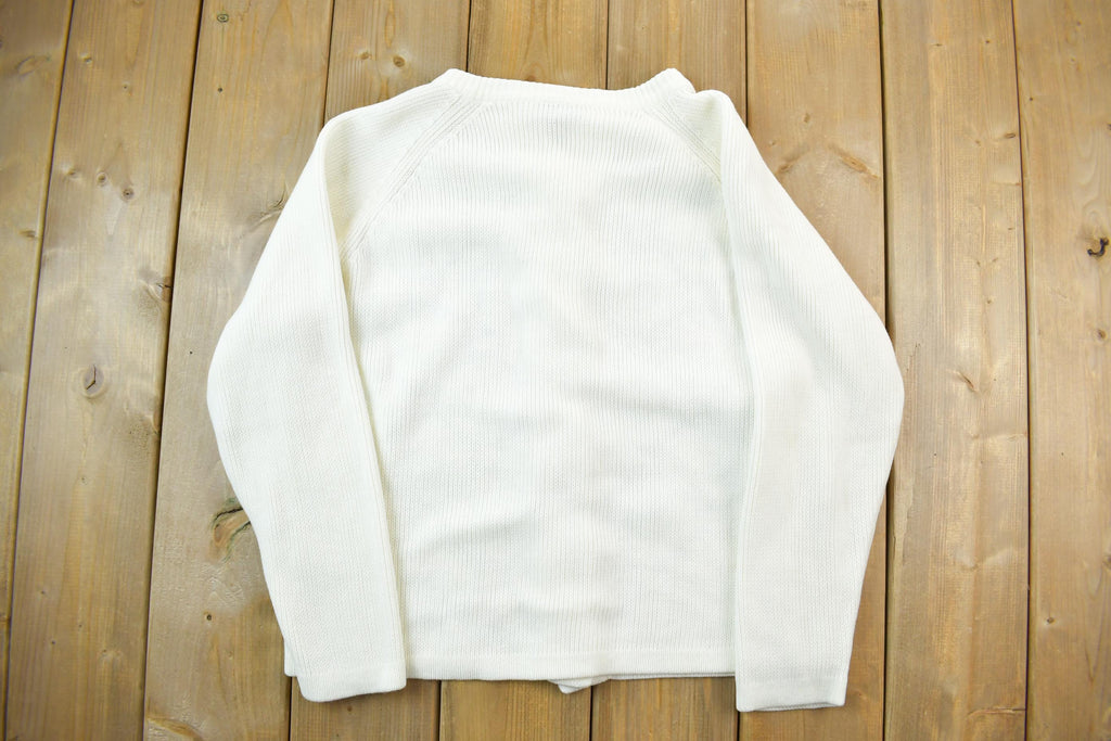 Vintage 1970s Knit Button Up Cardigan Sweater