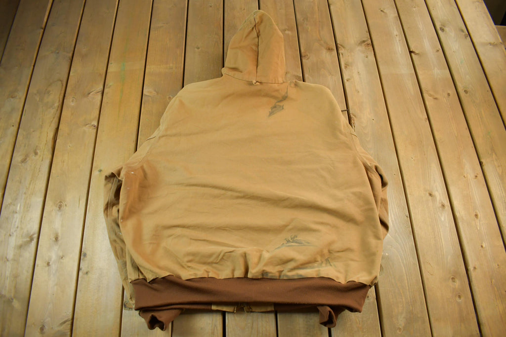 Vintage 1990s Carhartt Hooded Jacket 4XL