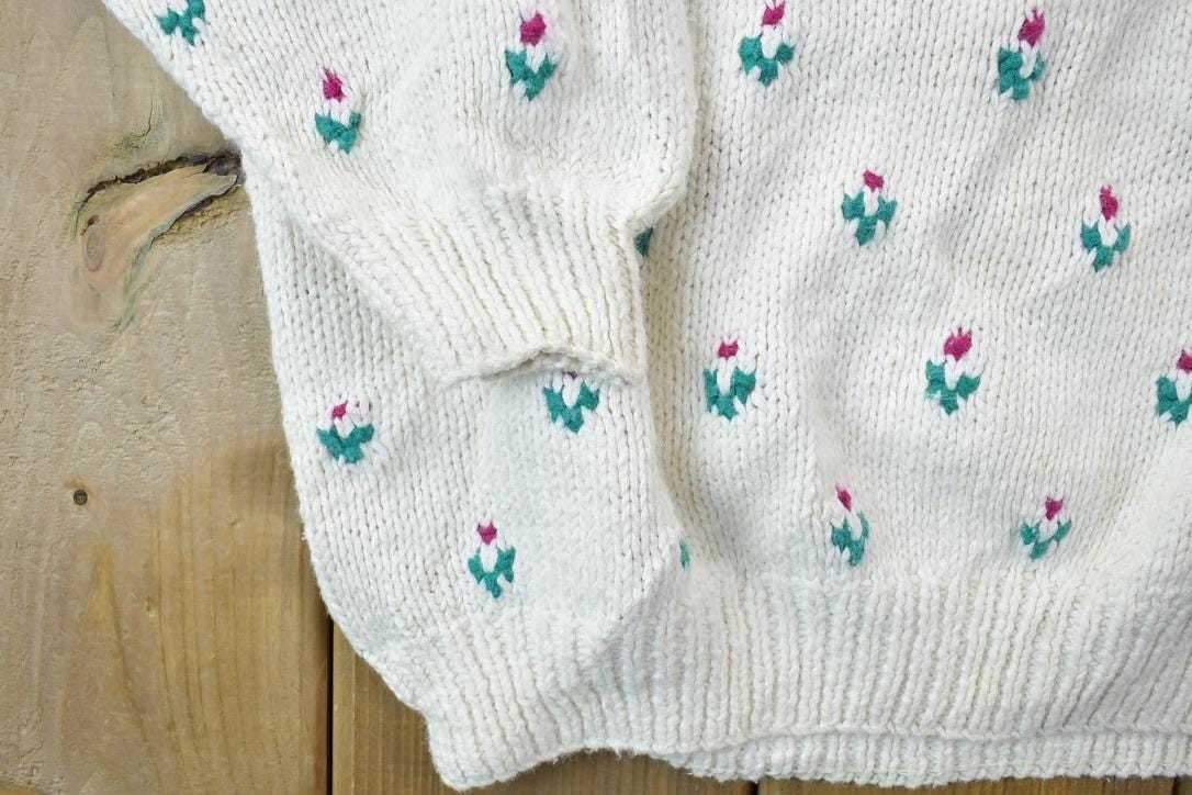 Vintage 1990s Bad For The Good Times Knit Crewneck Christmas Sweater /