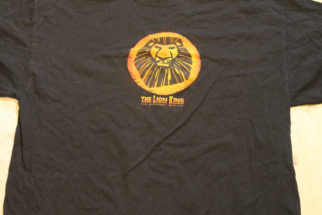 Vintage 1990s Disney's The Lion King Broadway Musical T Shirt