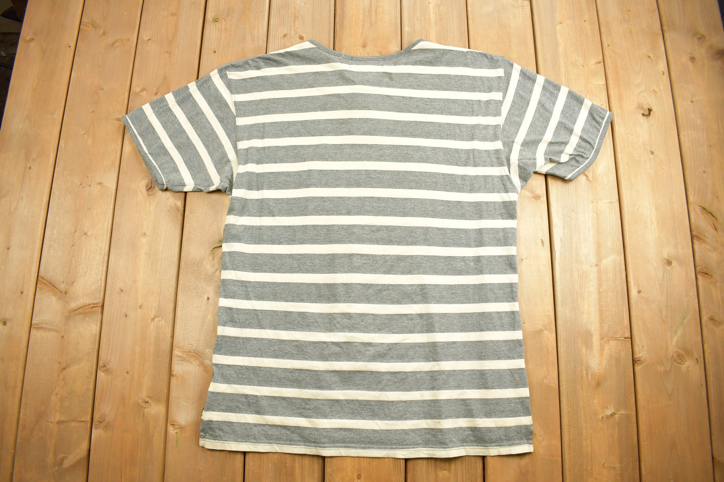 Vintage 1990s Polo Sport Ralph Lauren Striped Henley T-Shirt