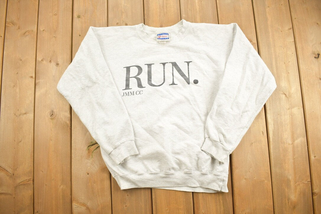 Vintage 1990s RUN. Crewneck Sweatshirt