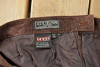 Vintage 1990s Guess Leather Suede Skirt Women's 1