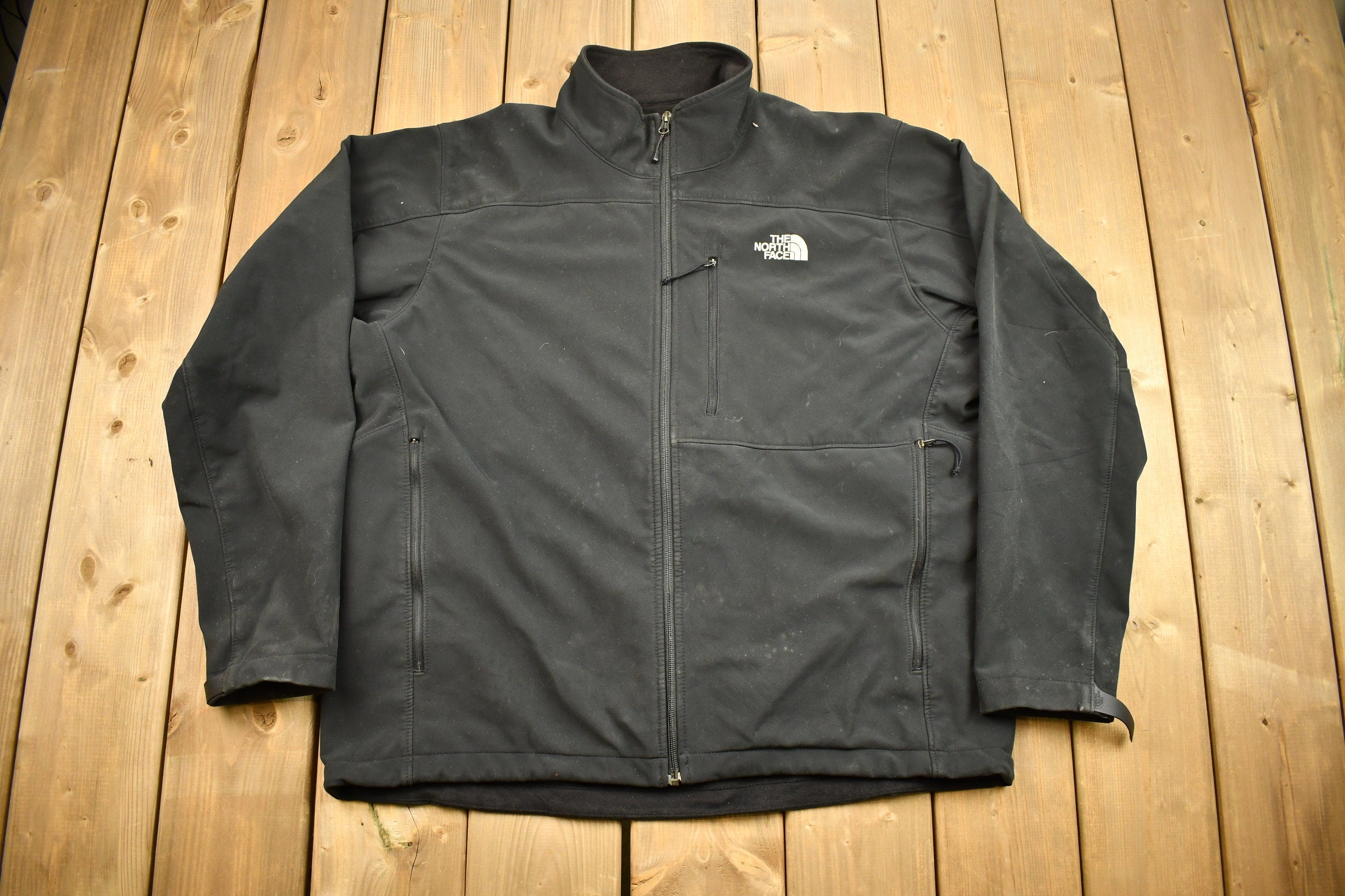 Vintage 1990s The North Face Fleece Lined Shell Jacket  Light Ski Jacket  TNF  Streetwear  Athleisure  Hiking  Outdoorsman