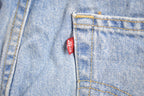 Vintage 1990s Levi 560 Red Tab Jeans Size 35 x 28