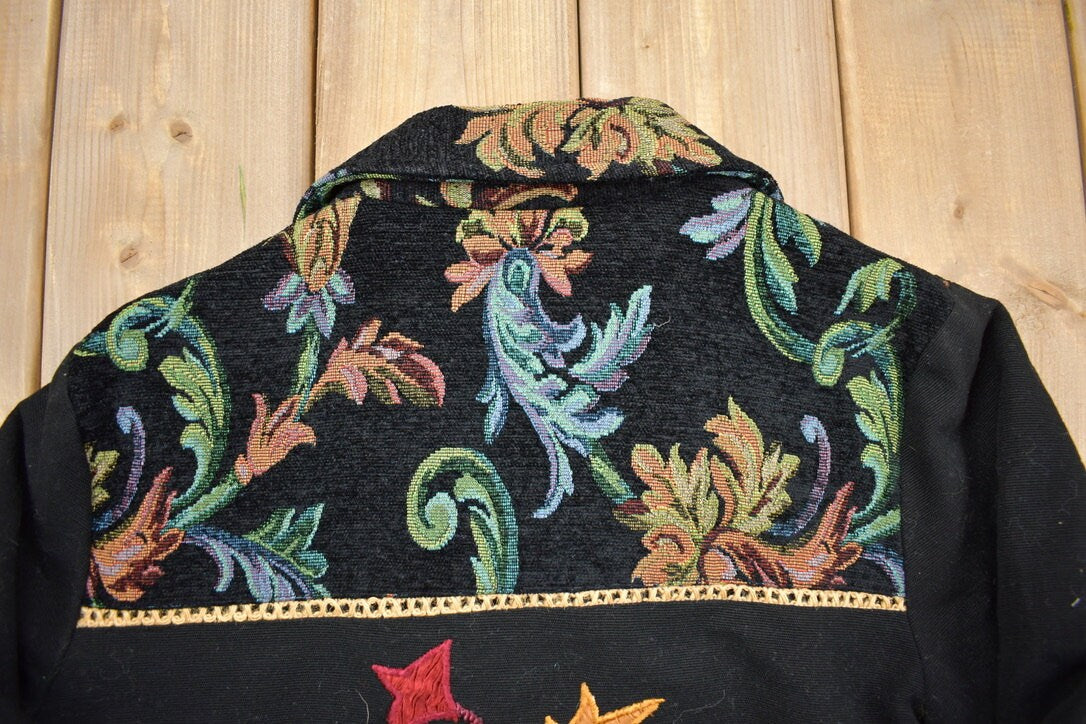 Vintage 1990s Parsley and Sage Embroidered Jacket