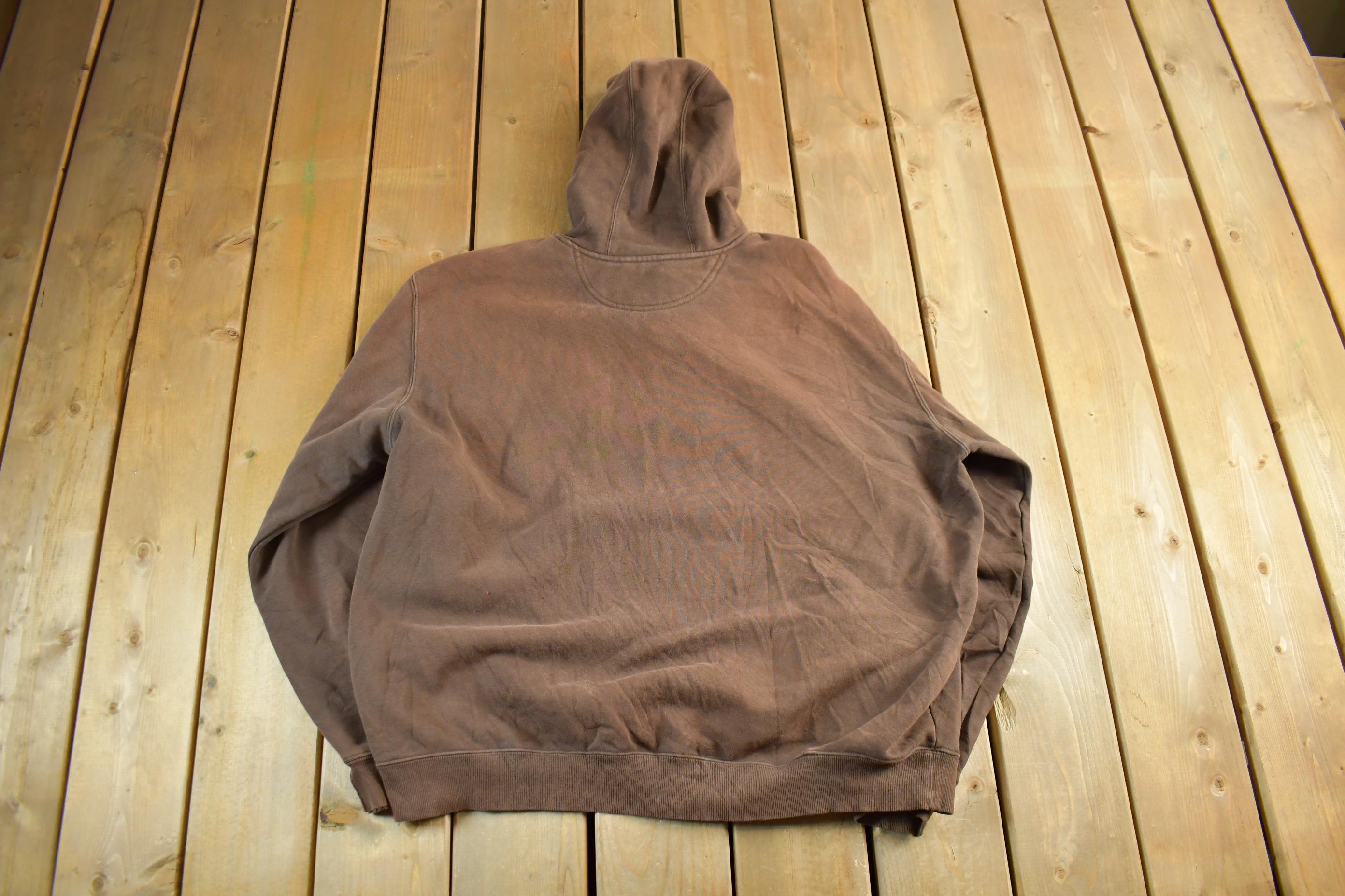 Vintage 1990s Carhartt Heavyweight Paint Distressed Hoodie Size 2XL
