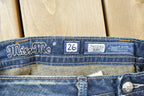 Vintage Y2K Miss Me Bedazzled Low Rise Jeans Size 26x33