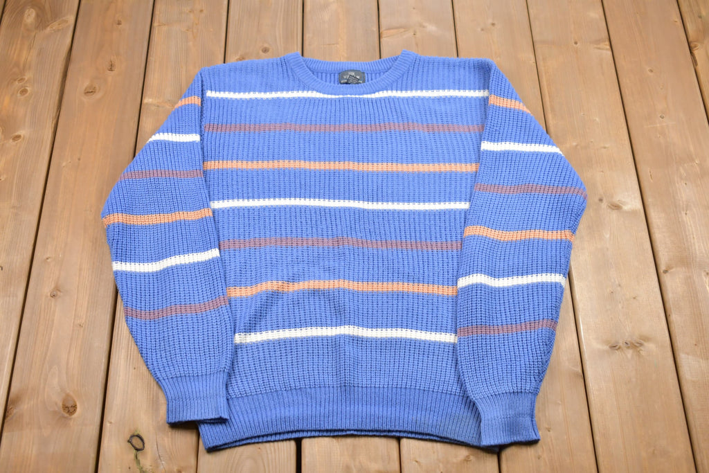 Vintage Sir William Knitted Striped Sweater