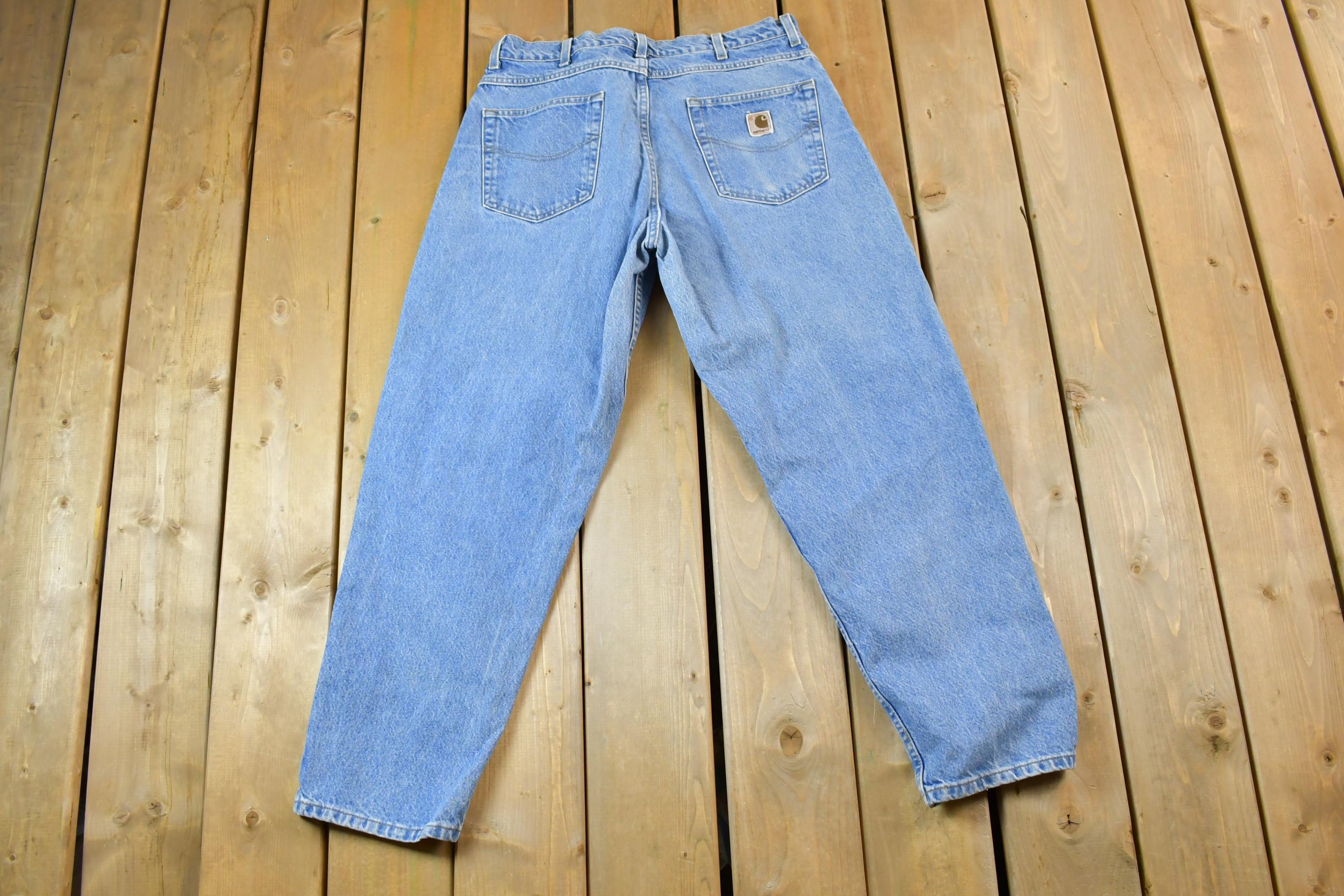Vintage 1990s Carhartt Denim Jeans Size 36 x 30