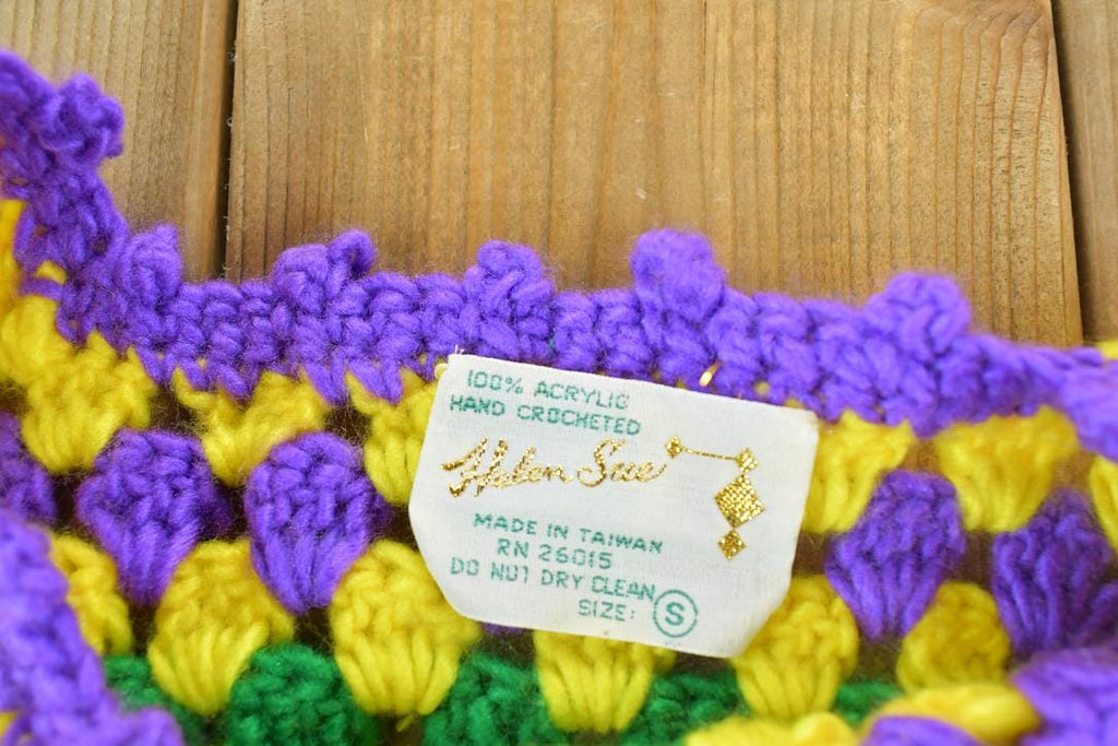 Vintage 1970s Helen Sut Chunky Knit Summer Tank Top