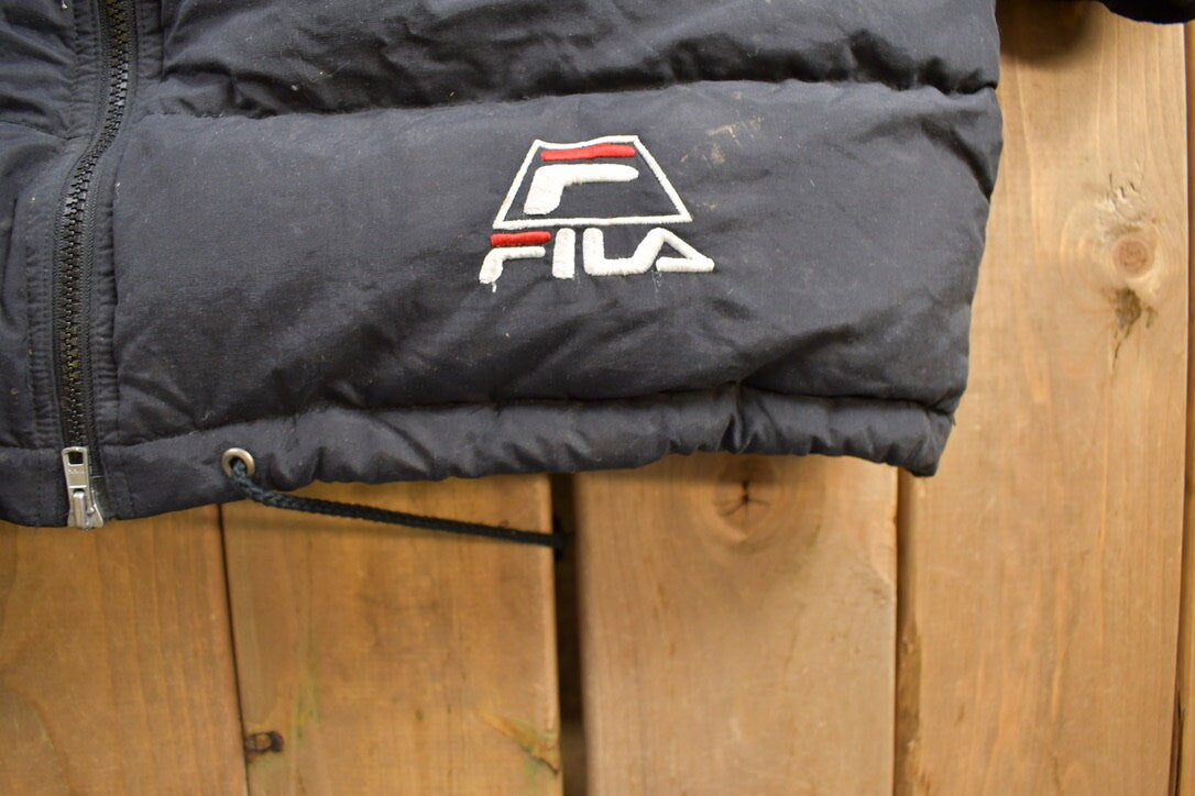 Vintage 1990s Fila Down Fill Puffer Jacket