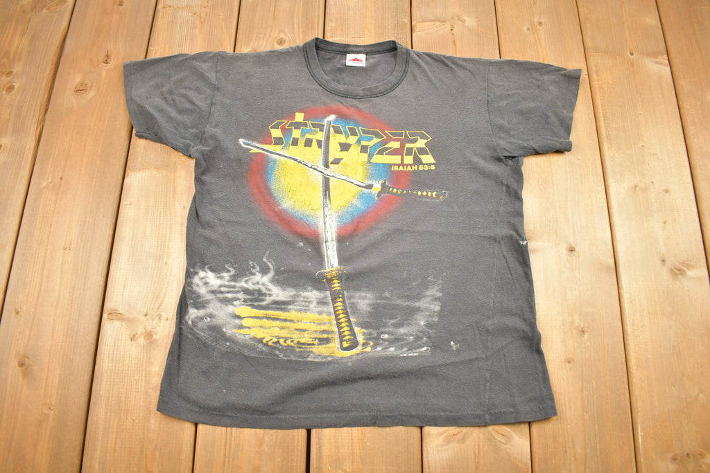 Vintage 1986 Stryper Soldiers Under Command Tour Band T-Shirt