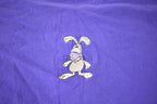 Vintage 1990s Cute Embroidered Rabbit Purple T-Shirt