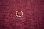 Vintage 1990s Tommy Hilfiger Embroidered Knit Crewneck Sweater