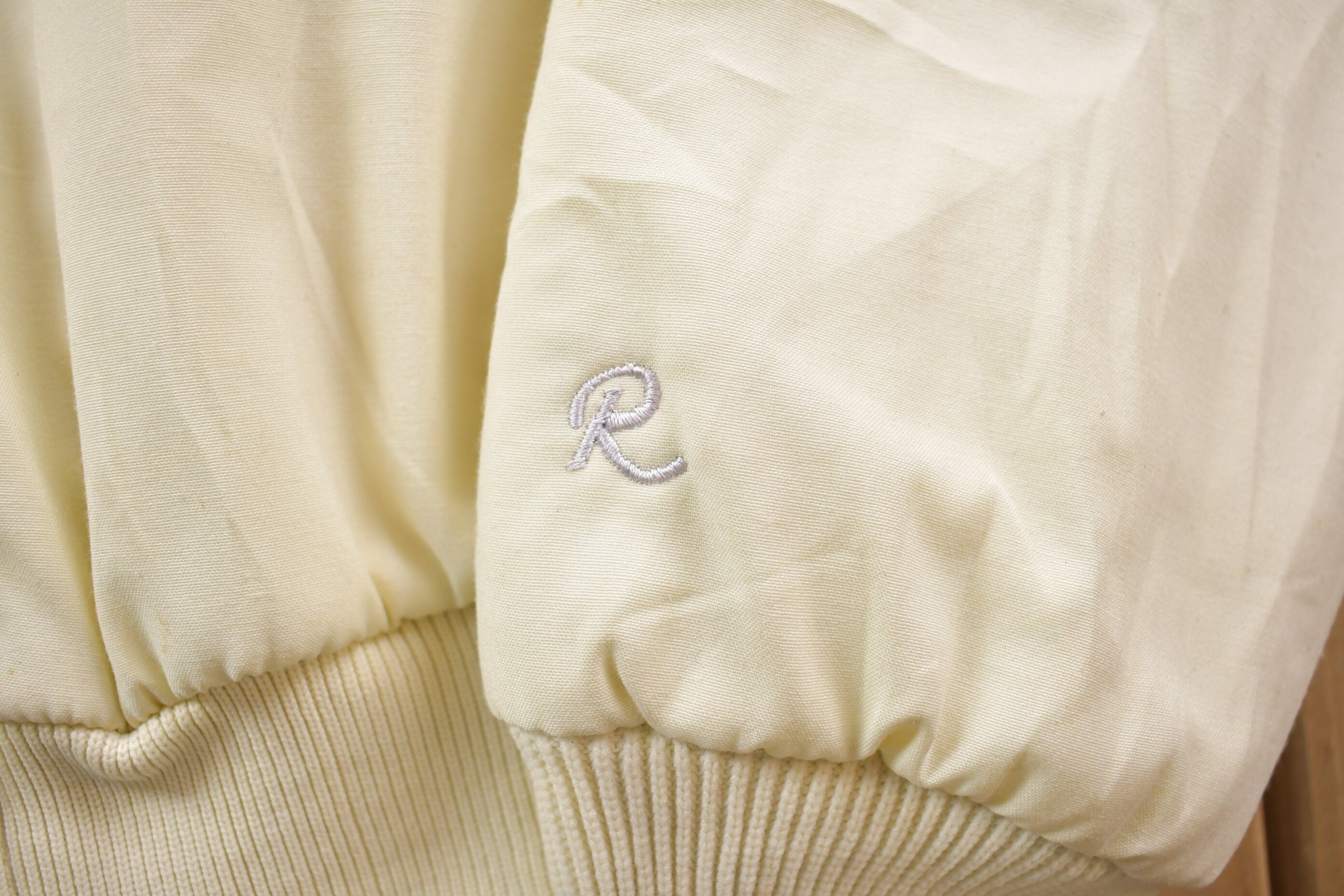 Vintage 1990s Robbe White Bomber Jacket