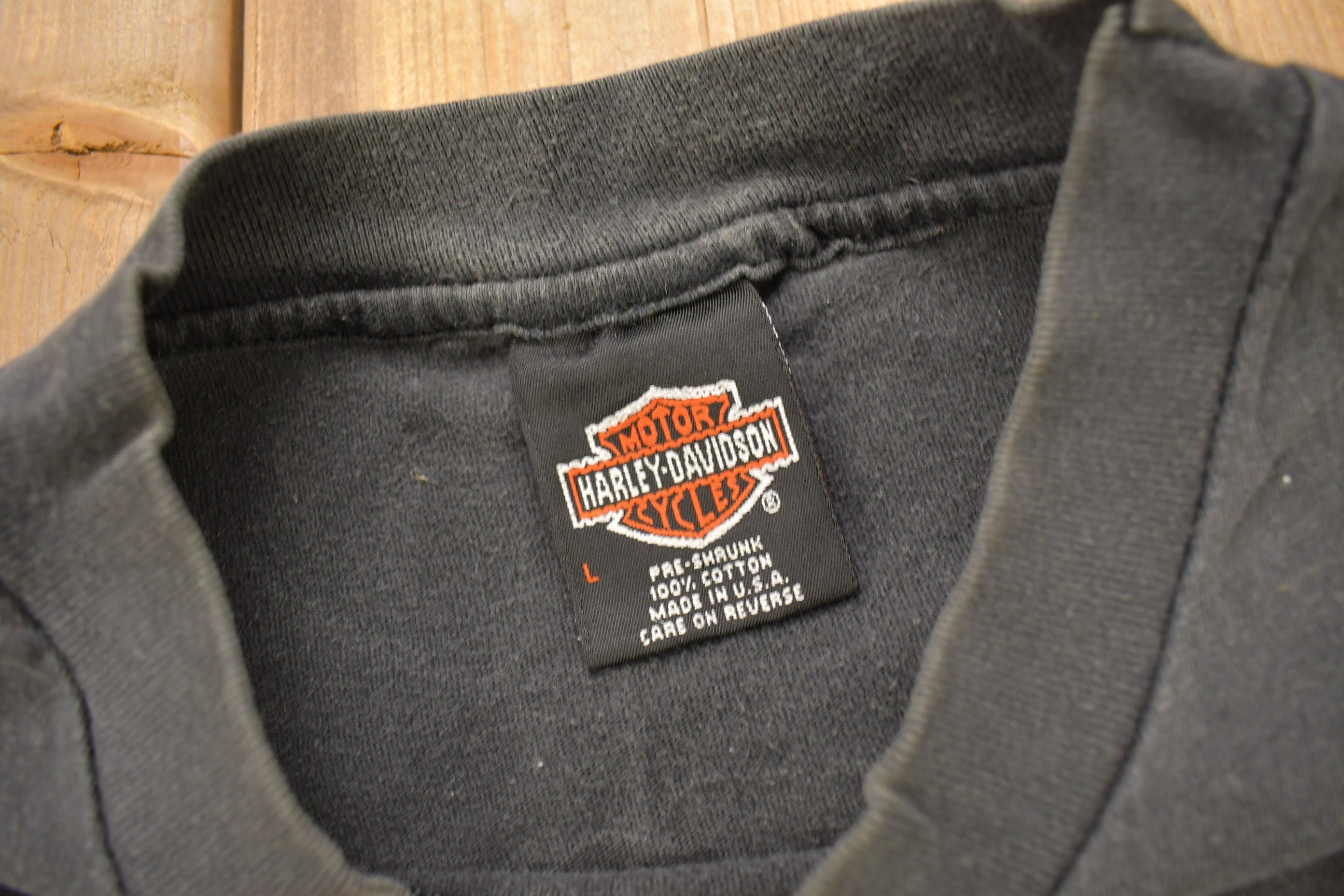 Vintage 1998 Chuck Holenda Harley Davidson El Cajon T-Shirt