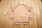 Vintage 1980s Prince Bellini Striped Knit V Neck Sweater