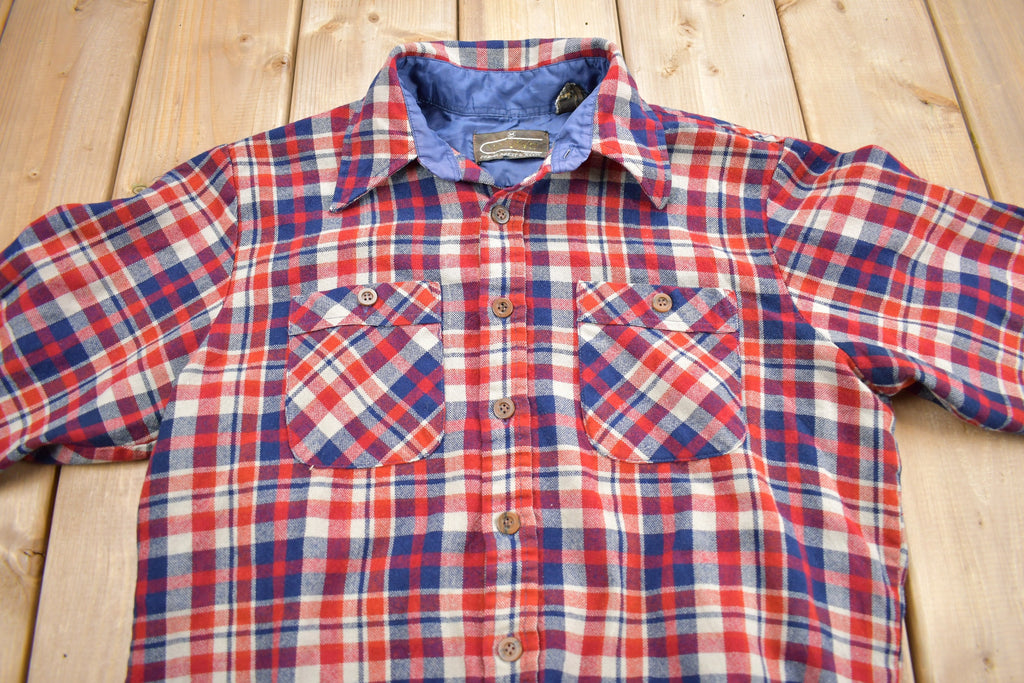 Vintage 1980s Sears Lined Plaid Jacket
