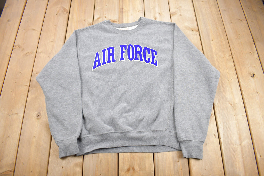 Vintage 1990s United States Airforce Crewneck Sweatshirt  90s Crewneck  Souvenir  Militaria  Embroidered  Vintage Air Force