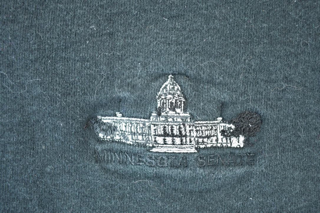 Vintage 1990s Minnesota Senate Souvenir Heavyweight Crewneck Sweatshirt Made In USA