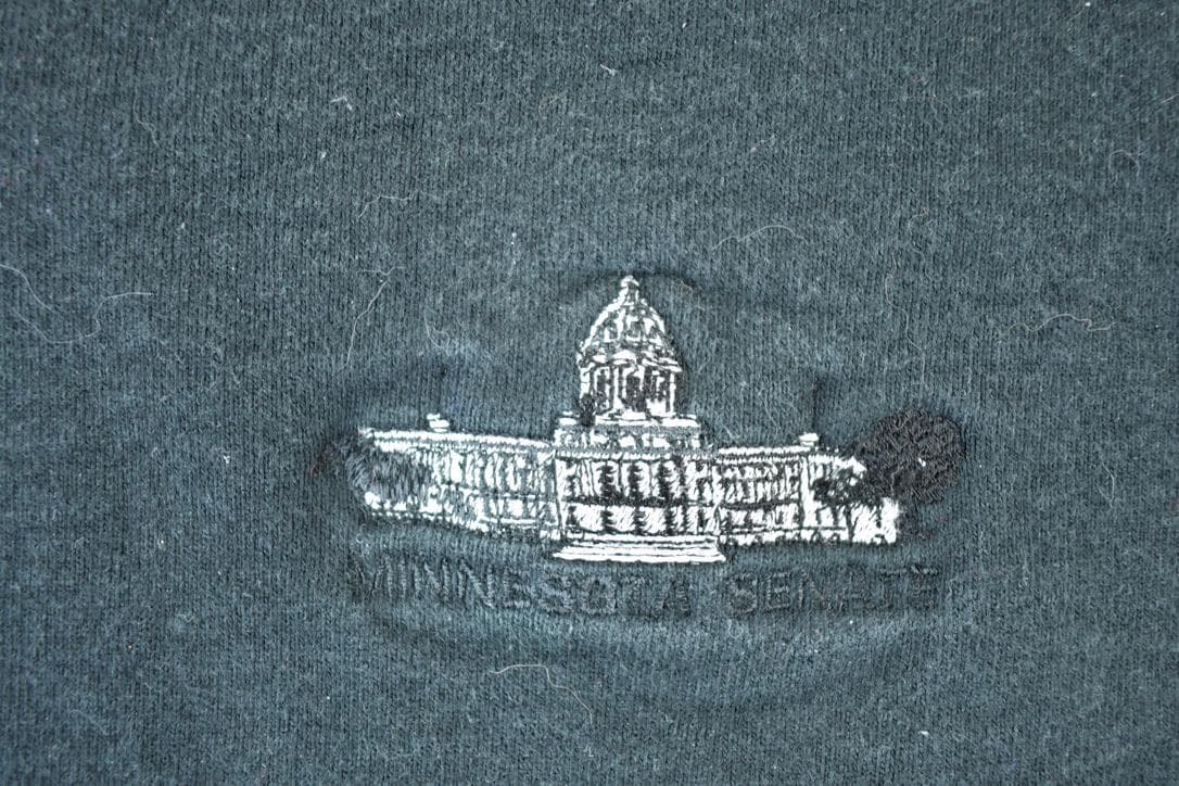 Vintage 1990s Minnesota Senate Souvenir Heavyweight Crewneck Sweatshirt Made In USA