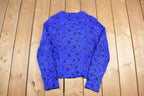 Vintage 1990s Fern Wayne Knitted Cardigan Sweater