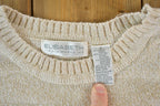 Vintage 1990s Elizabeth Liz Claiborne Knit Crewneck Sweater