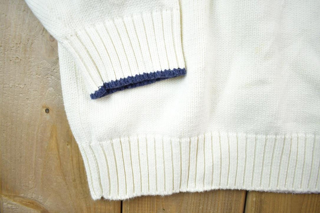 Vintage 1990s Tommy Hilfiger Embroidered Knitted Sweater