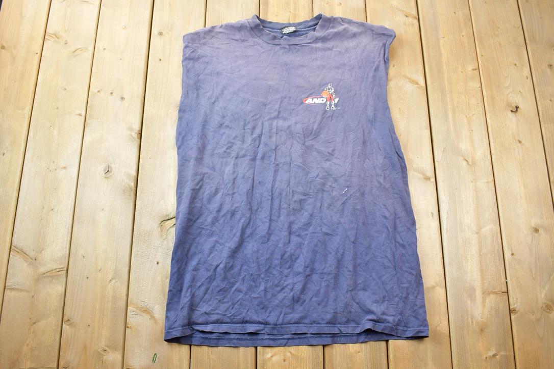Vintage 1990s And 1 Basketball Schooled Graphic Tank