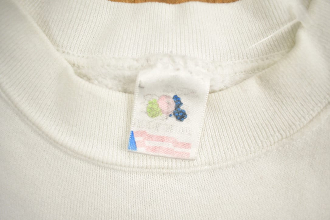 Vintage 1990s Leon Carson Sioux City Iowa Crop Sleeve Crewneck