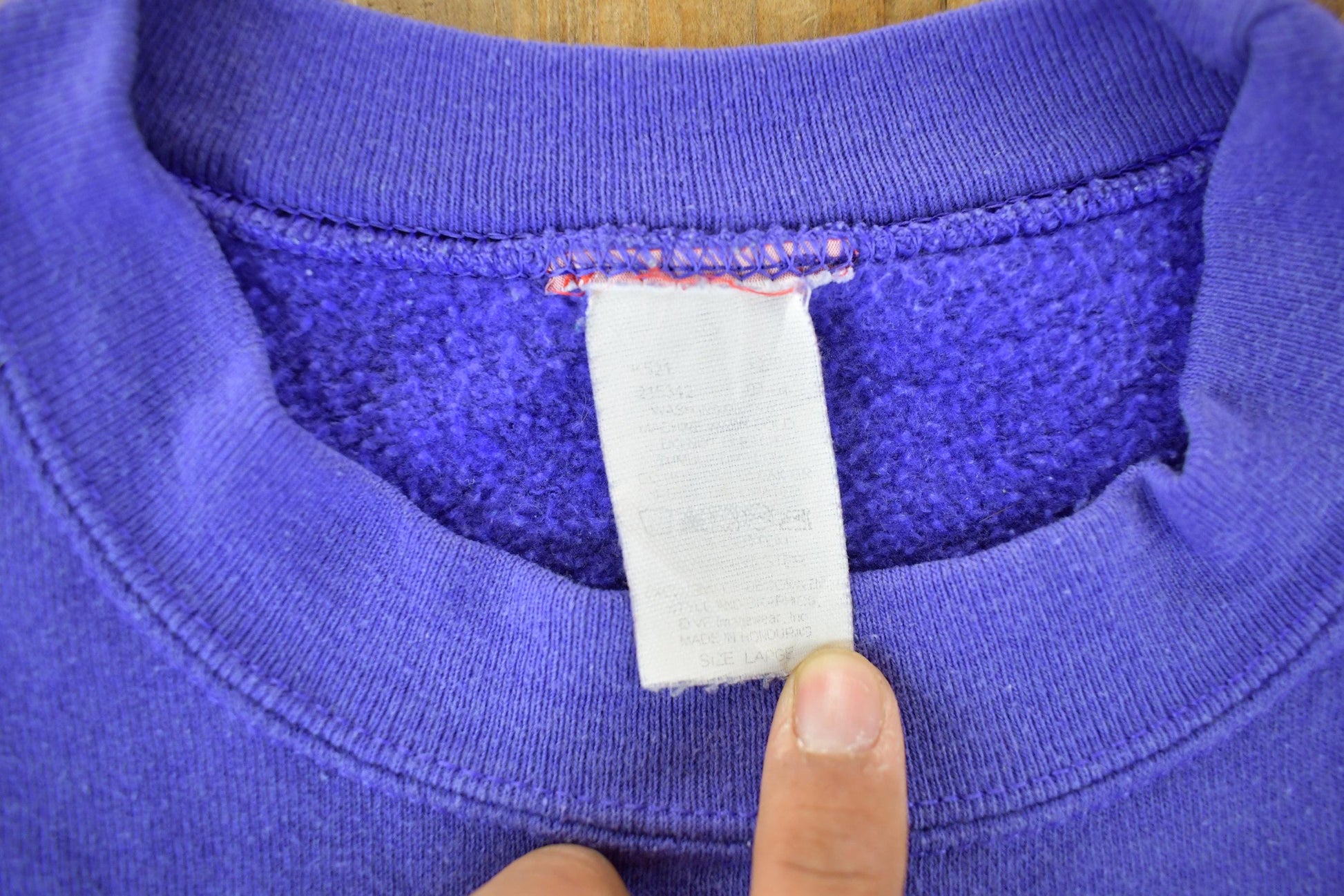 Vintage 1990s Blank Crewneck Sweatshirt Men's Large