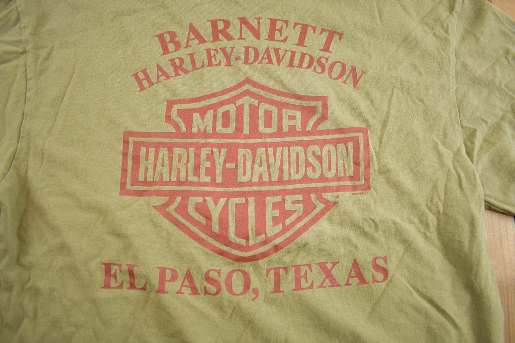 Vintage 2000s Harley Davidson El Paso Texas T-Shirt Made In USA