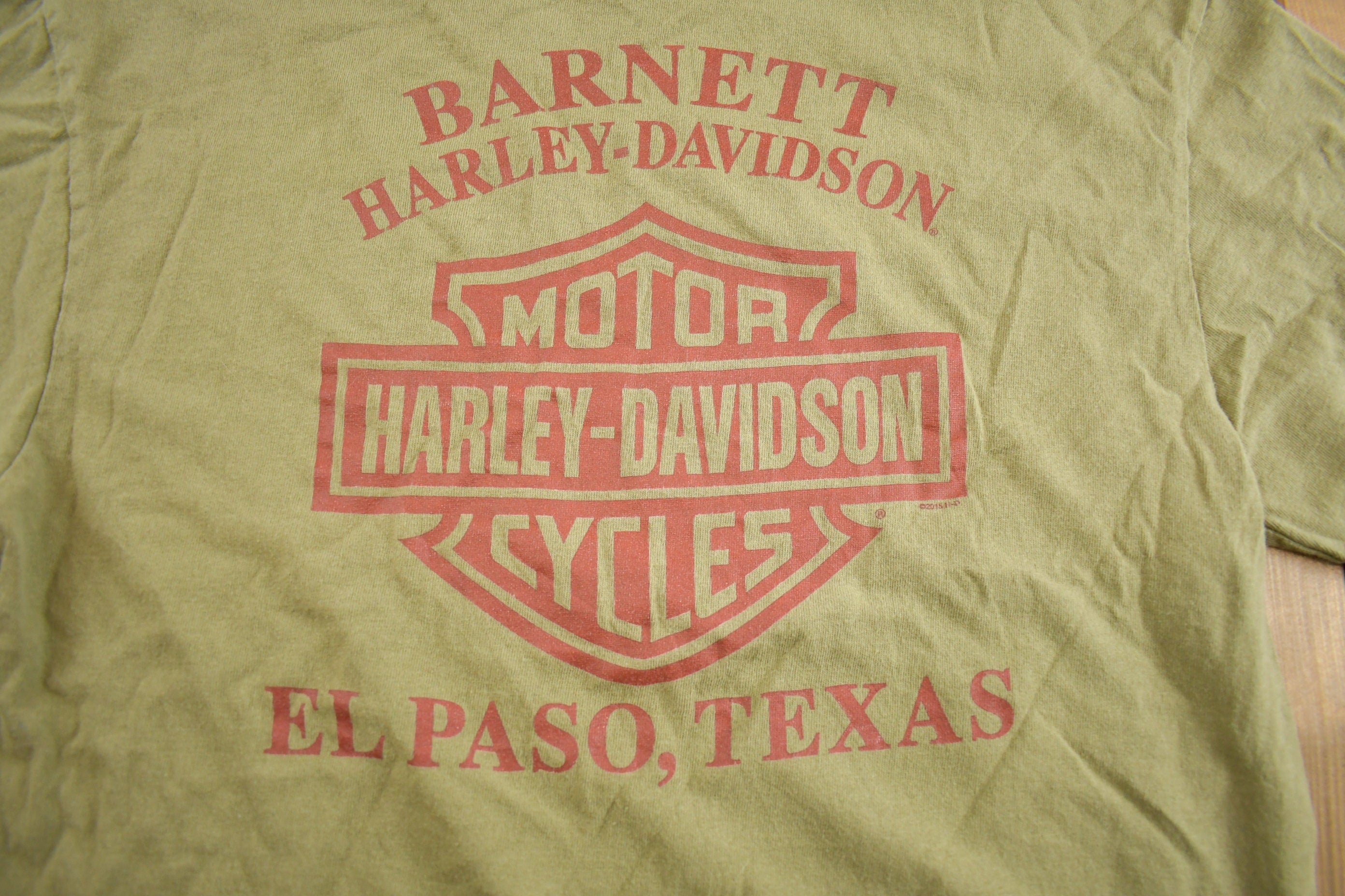 Vintage 2000s Harley Davidson El Paso Texas T-Shirt Made In USA
