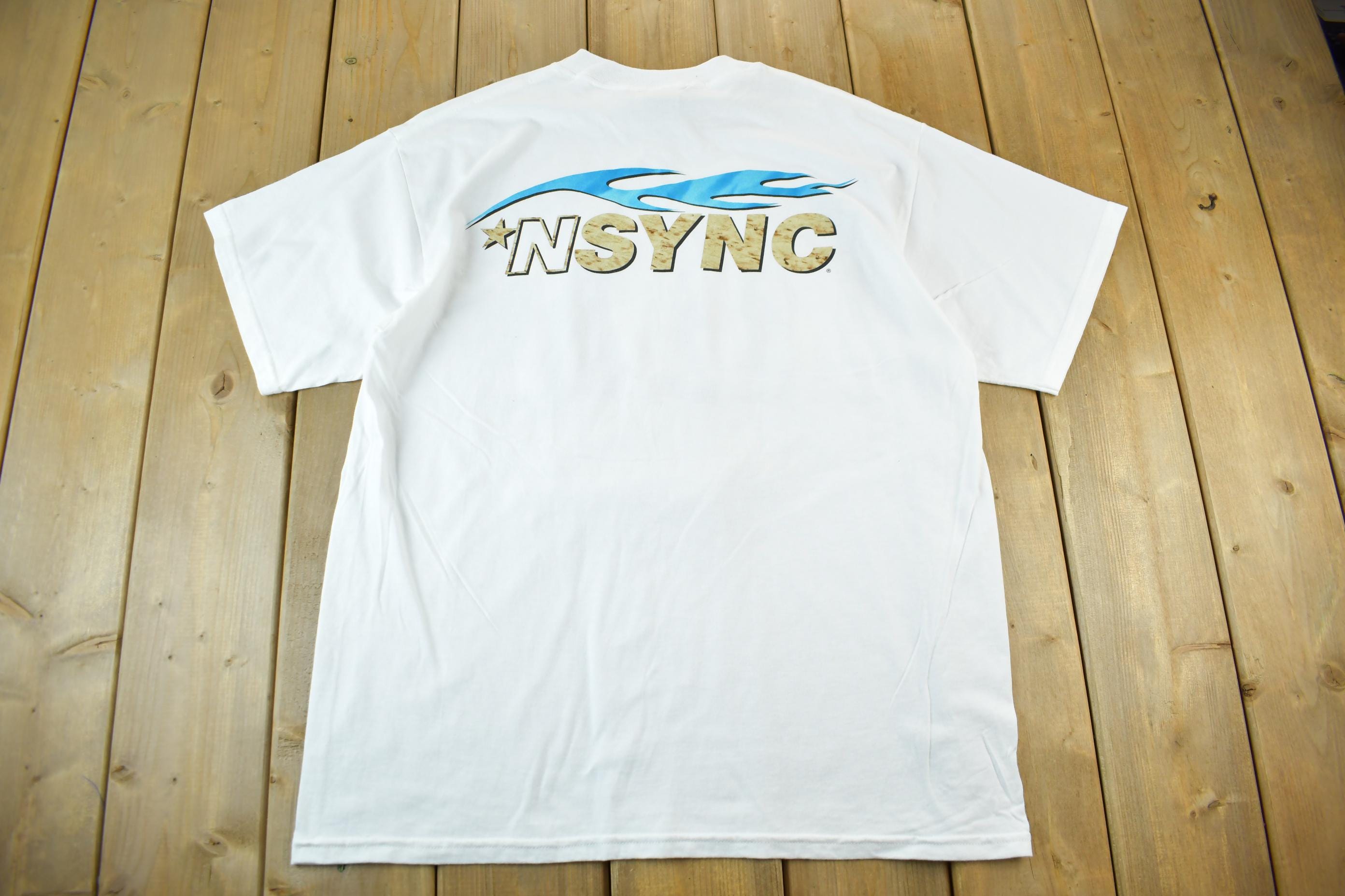 Vintage 1999 N Sync Band T-Shirt Mens XL