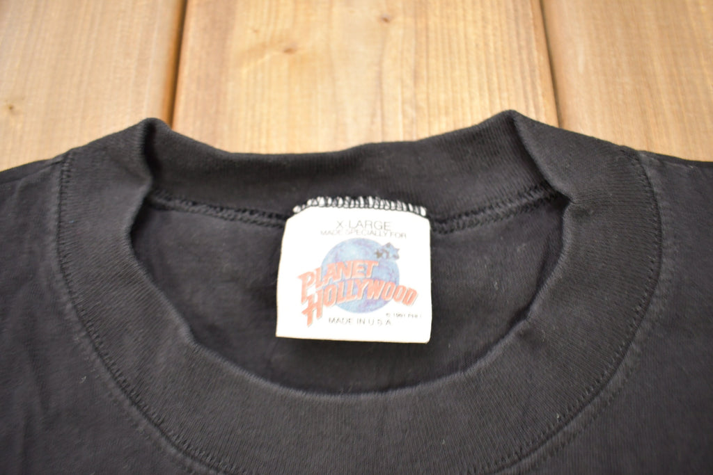 Vintage 1991 Planet Hollywood Honolulu Souvenir T Shirt