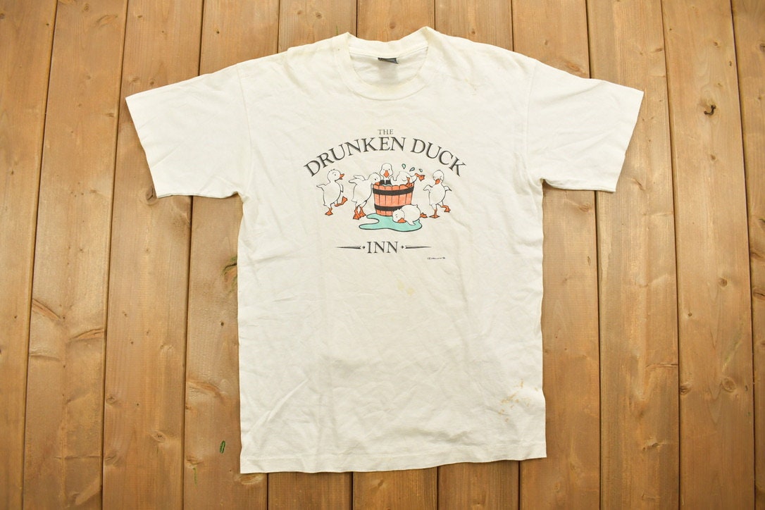 Vintage 1990s The Drunken Duck Inn Graphic T-Shirt