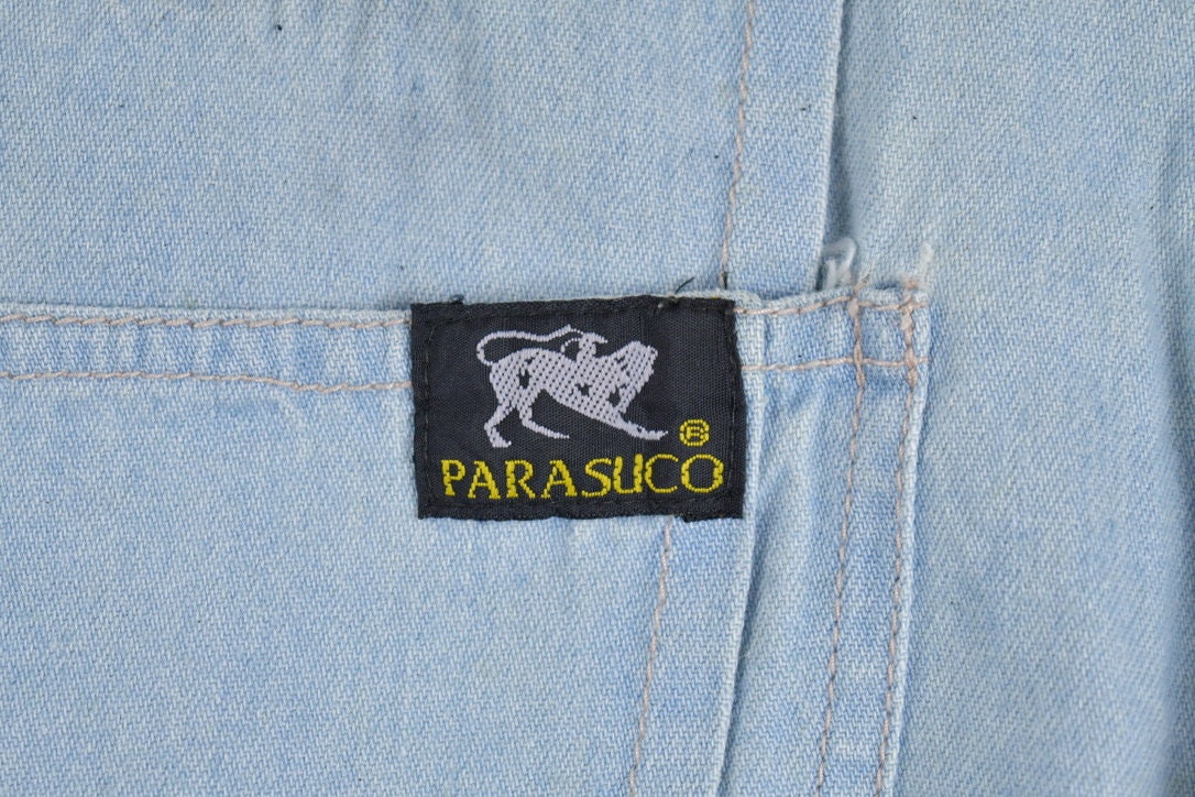 Vintage 1990s Parasuco Denim Button Up Shirt