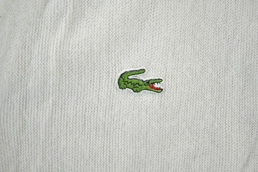 Vintage 1970s Izod Lacoste Knit Perfect Mild Distress Cardigan Sweater Made In USA