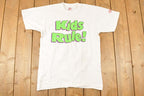 Vintage 1990s Kids Rule Souvenir Cartoon T-Shirt Men's M