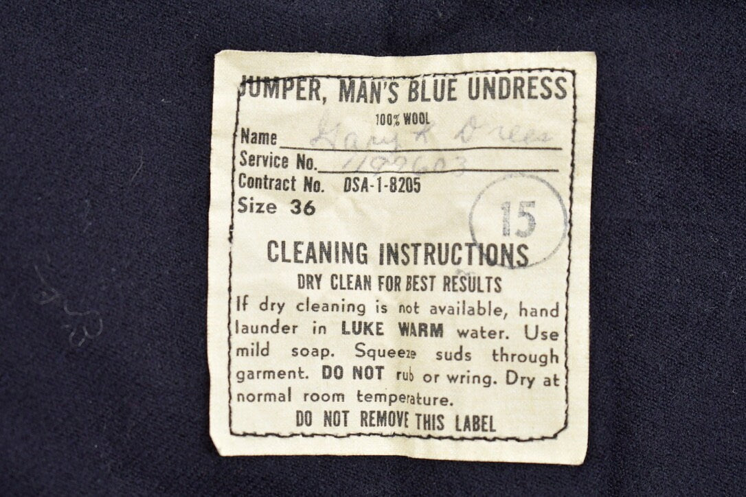 Vintage 1940s WWll Naval Wool Sweater