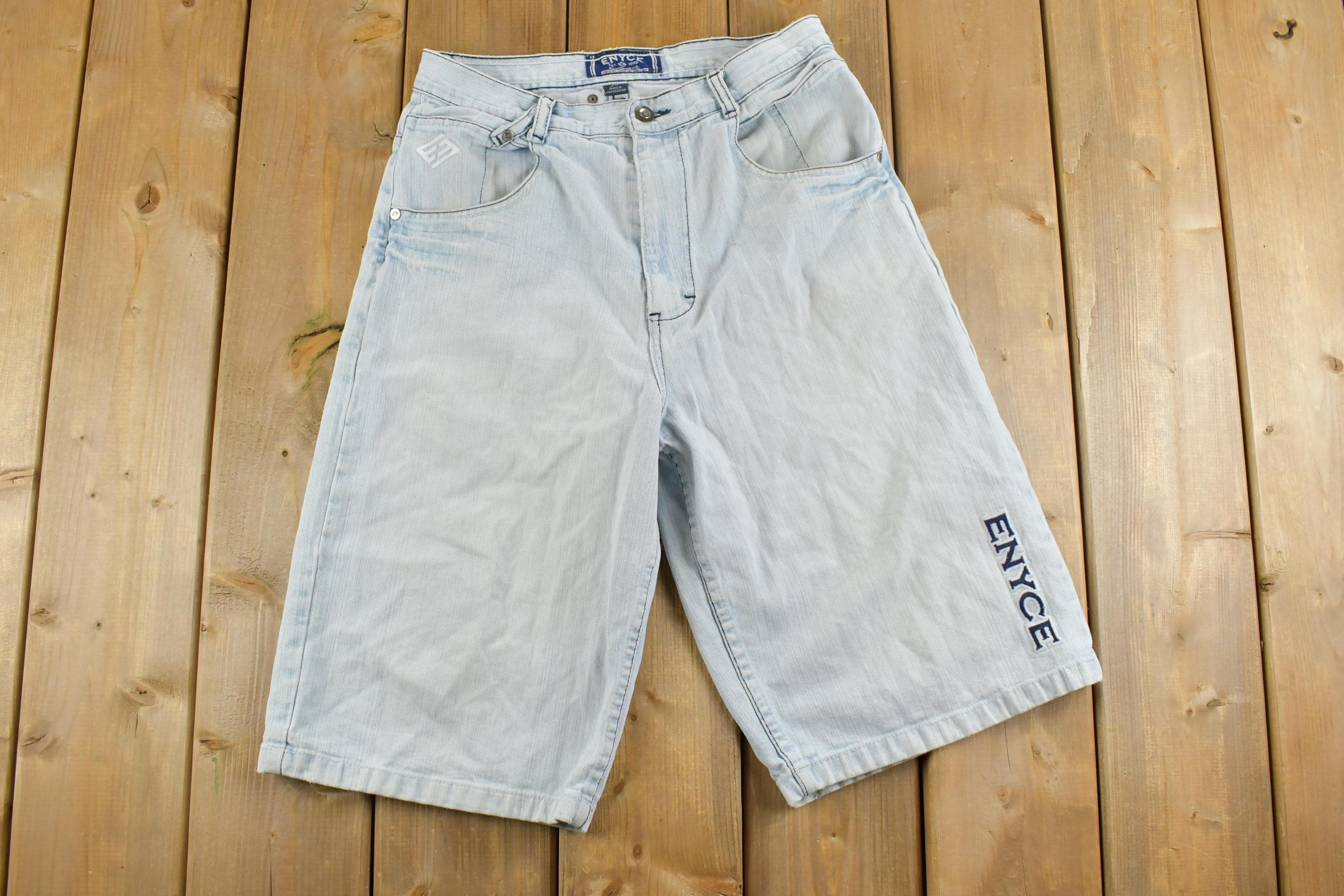 Vintage 1990s Enyce Denim Jean Shorts Size 30 x 12